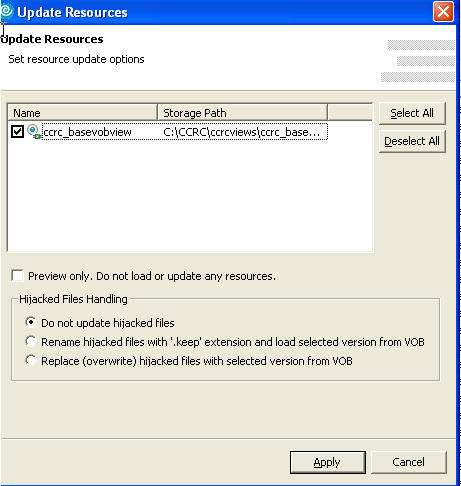 Applying selection