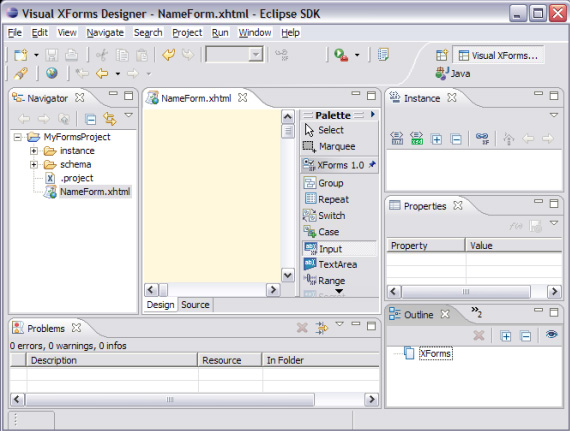 Visual XForms Designer ͸ҕD