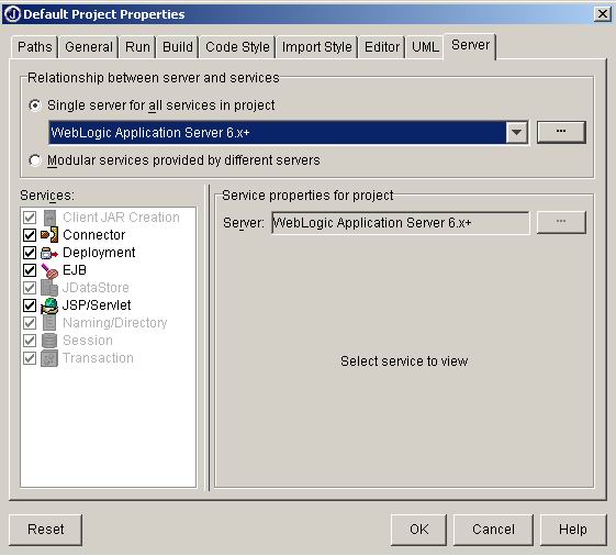 JBuilder 7 WebLogic 6.X Ԕ(2)Dʮ壩
