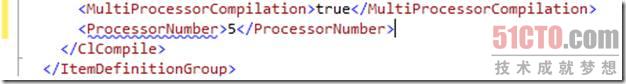 ProcessorNumber和MultiProcessorCompilation設置