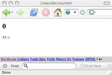 一個簡單的 Seaside 組件