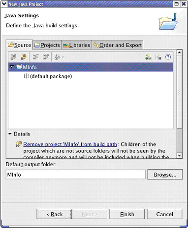 接受默認的 Java 設置