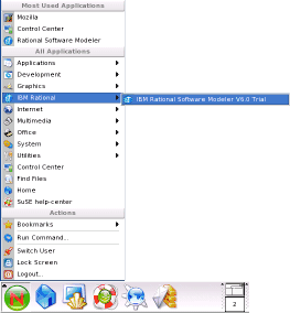 啟動 Software Modeler