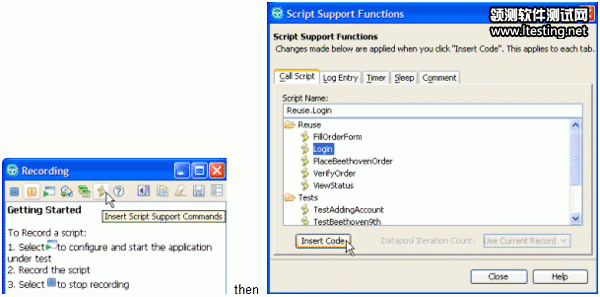 圖 2：Functional Tester Call Script 功能