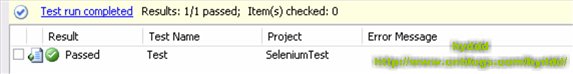 Selenium私房菜系列5 -- 第一個Selenium RC測試案例 - swl632 - 我的博客